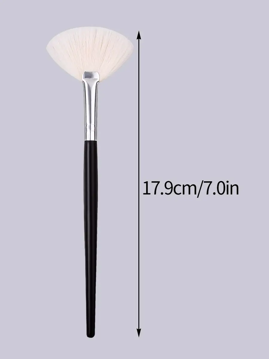1PC High Grade Highlighter brush makeup accessories Cosmetics Fan Shape Makeup Brush highlighter makeup brush Powder Brush 6