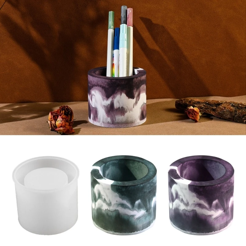 

Формы для небольших цветочных горшков Формы для держателей ручек из смолы Гибкие формы для чашек для свечей