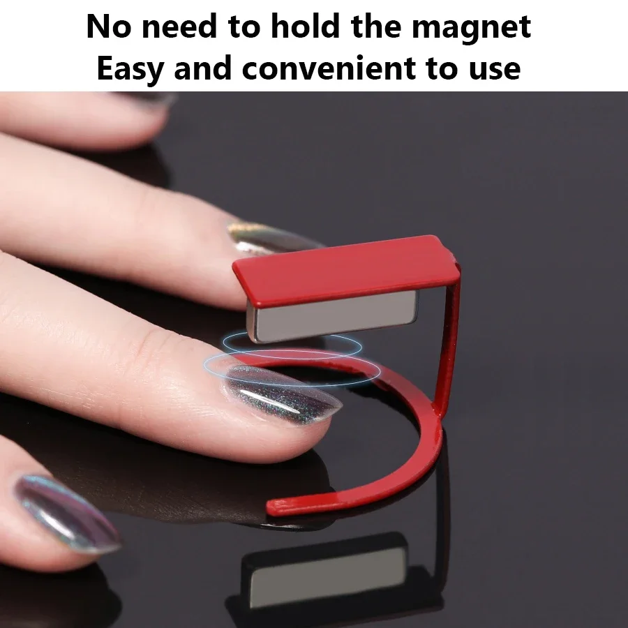 3D Cat Eyes Nail Art Magnet U-Shaped Stand DIY Gel Polish Manicure Accessories Creative Nail Design magnetic nail art tools cat eye nail tool magnetic nail tools