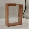 New Food Storage Box Wooden Kitchen Oatmeal Cereal Storage Barrel Bamboo Wood Grain Dispenser Food Storage Organization 3