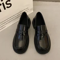 Brown Loafers Women Japanese School Students JK Uniform Shoes Round Toe Women Girls Retro Round Toe Lolita Cosplay Shoes Mujer - Image 5