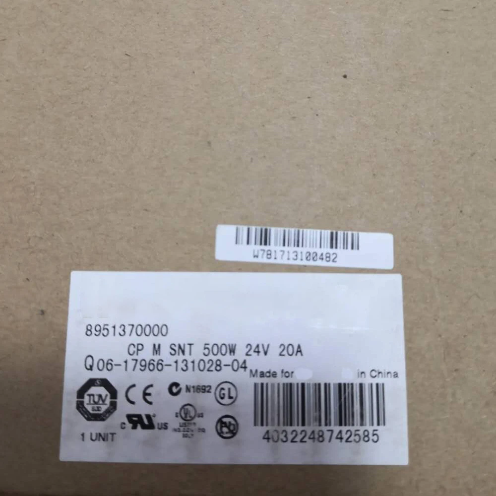 8951370000 For Weidmuller Power Supply CP M SNT 500W 24V 20A 3 8951370000 For Weidmuller Power Supply CP M SNT 500W 24V 20A
