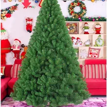 3m alto pvc material de proteção ambiental grande árvore de natal arranjado verde de alta qualidade criptografia árvore de natal