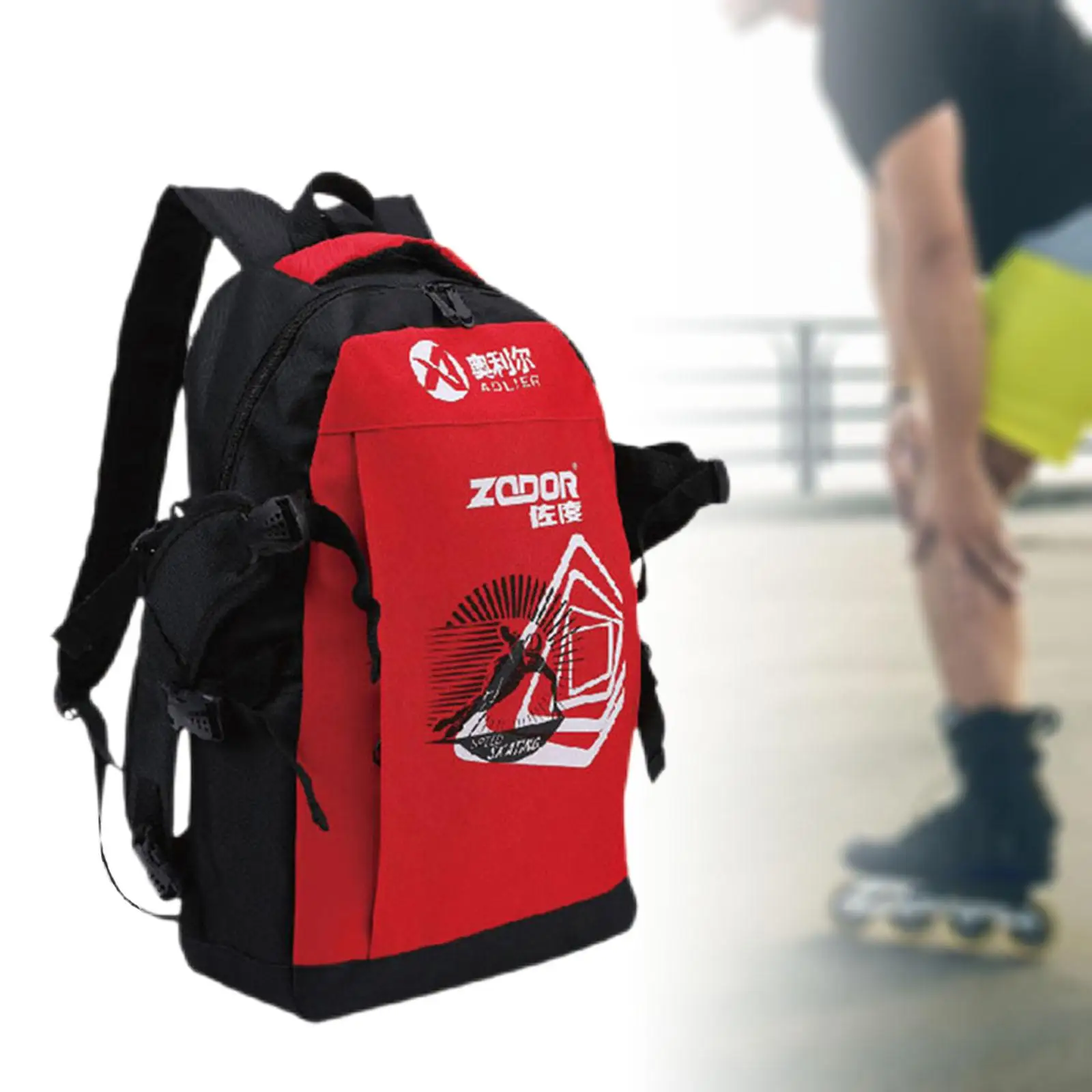 Mochila 20l Para Patines Con Funda Impermeable Oxelo Bp100