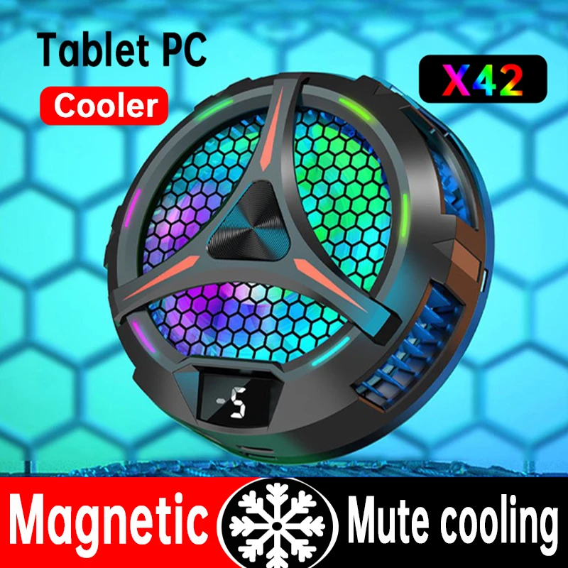 X42 fan Tablet Magsafe Aluminum Cooler for Dedicated tablet cooling