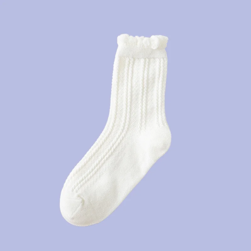 11/22 Pairs Autumn New Women's Socks Retro Style Candy Color Socks Breathable Vertical Stripe Pattern Cotton Socks