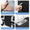 Transparent PVC protective cover, dustproof and waterproof suitcase, wear-resistant suitcase cover, zipper style luggage cover 5