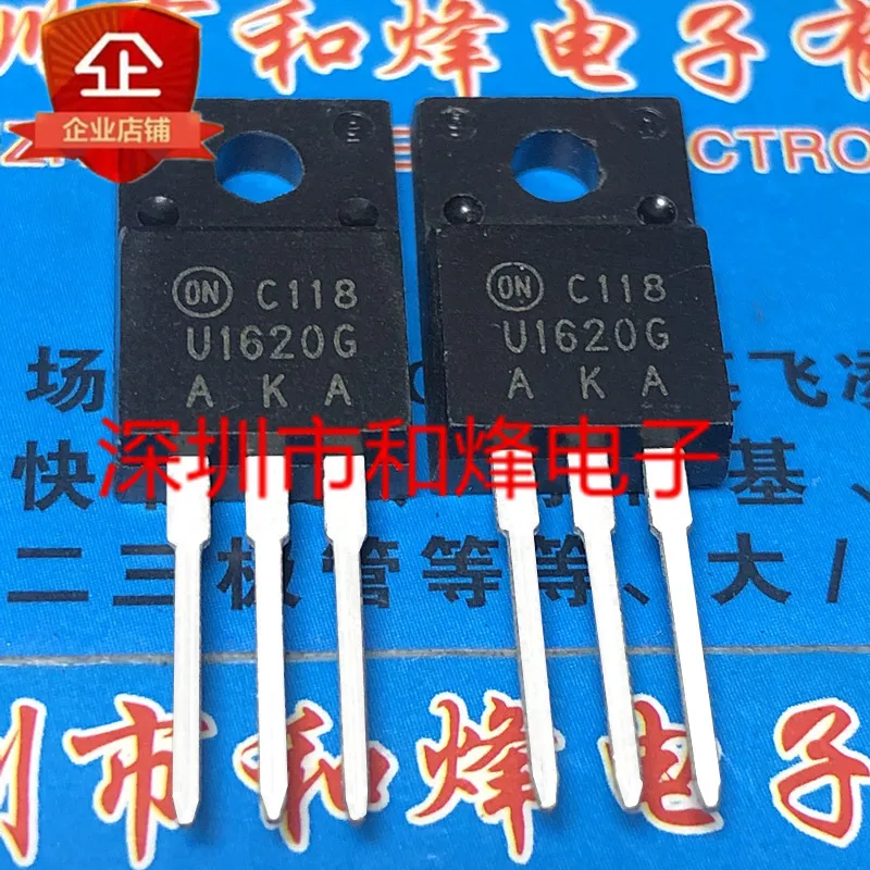 

(10PCS/LOT) U1620G MURF1620CTG TO-220F 200V 16A New Original Stock Power chip