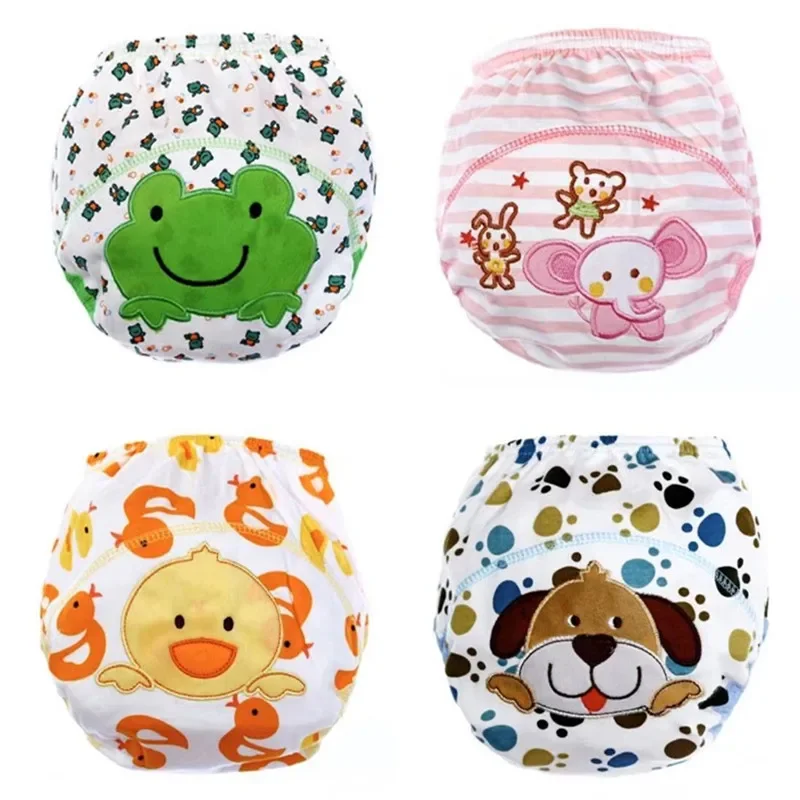 

10pc/Lot Baby Training Pants Diaper Reusable Nappy Washable Cotton Learning 80/90/100