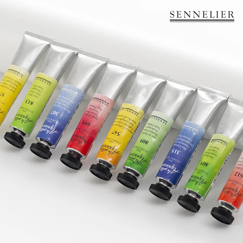 French SENNELIER College-level Single Original Watercolor Paint 21ML/tube Art Students Beginner Acuarelas Painting Supplies watercolor paint watercolor pigment