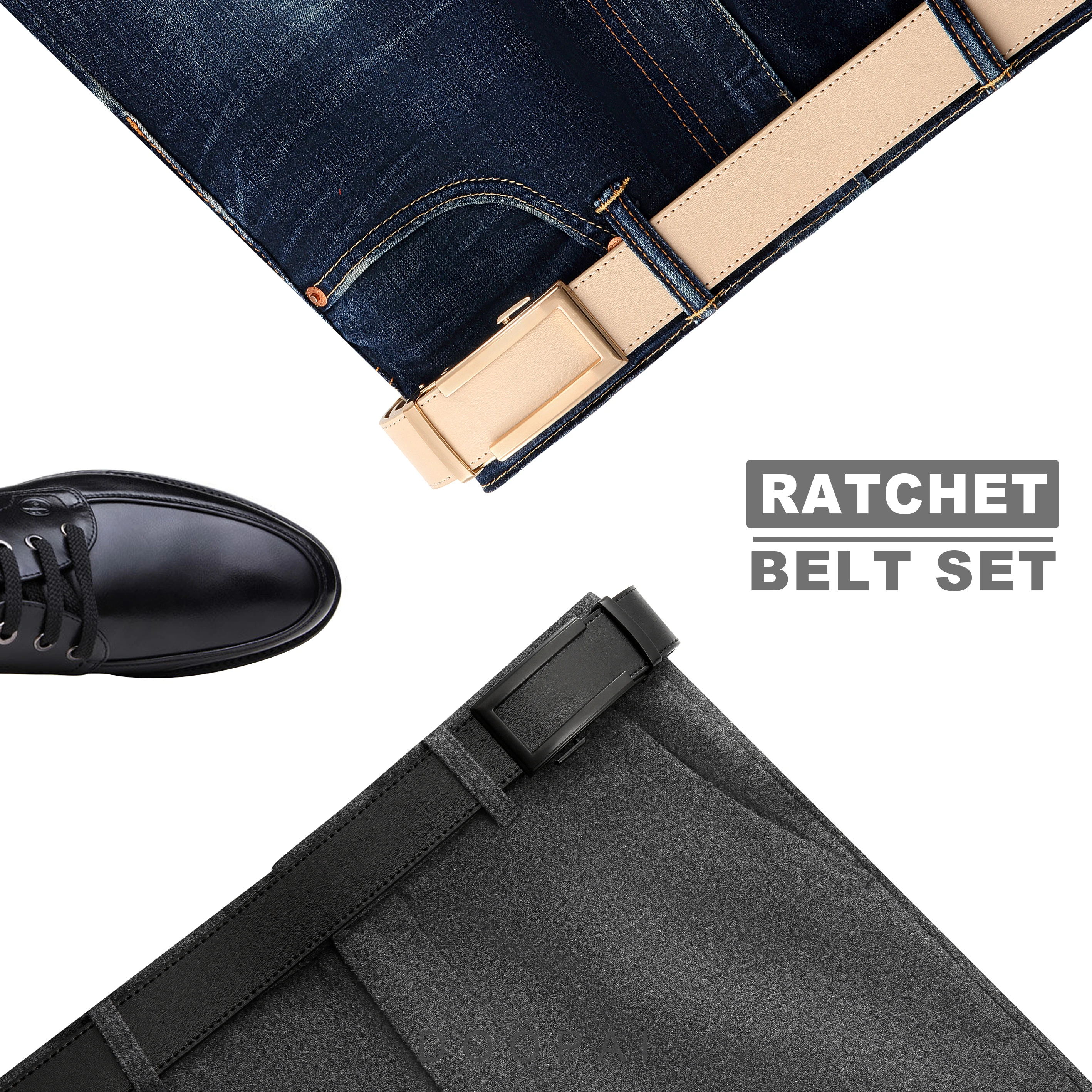 DOOPAI Neue Herren Gürtel Hohl Automatische Herren Gürtel Aus Echtem Leder Luxus Gürtel Für Männer Gürtel Männlich Strap Männlich Metall Automatische Schnalle – Detail 13