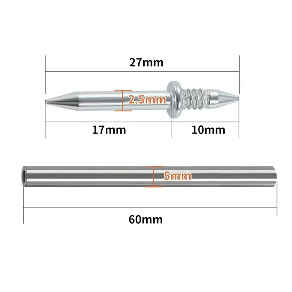 Metal Double Head Seamless Nails for Skirting