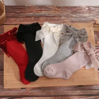 Socks Baby Accessories Newborn Boys Girl Autumn Winter Kids Toddler High Knee Bow Socks Children Spanish Style Cotton Stockings 1