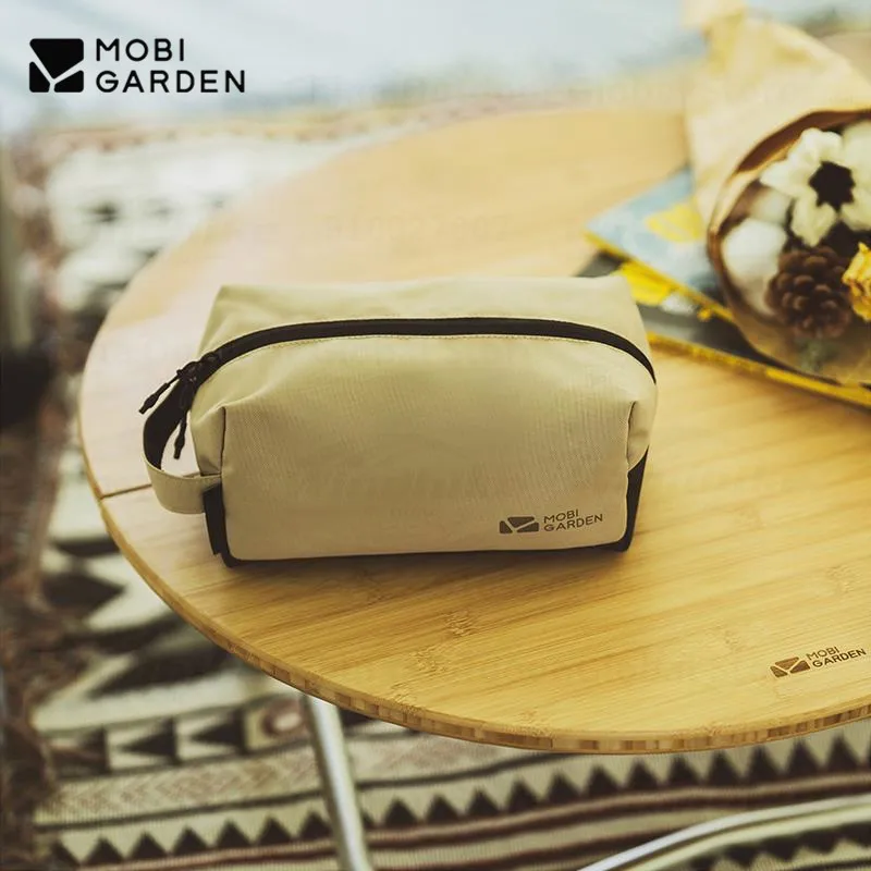 MOBI GARDEN Men/Women Travel Cosmetic Bag Lightweight Camping Trip Square Wash Bag Portable Large Capacity Travel Storage