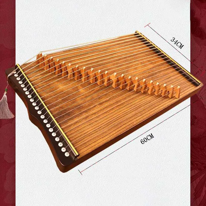 Ancient Zither Guzheng Strings 21-strings Guzheng Children Adult Beginners Mini Professional Finger Exerciser Portable Stringed Instruments Accessories Guzheng