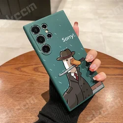 Adorable Cartoon Duck Soft Phone Case Cover - S22 Plus (Green A39)