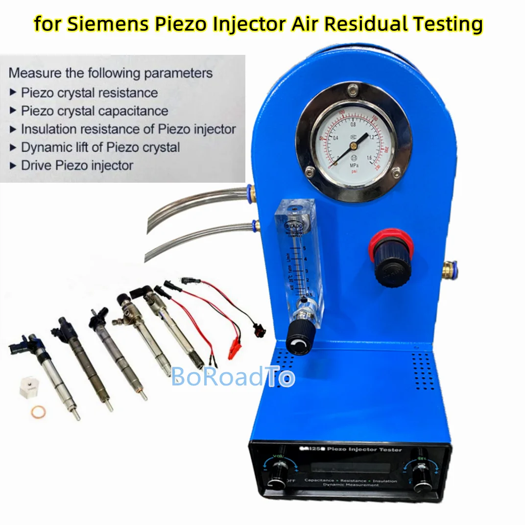

for Siemens Diesel Piezo Injector Air Residual Gap Tester CRI250 Common Rail VDO Piezo Injector AHE Dynamic Lift Stroke Measure