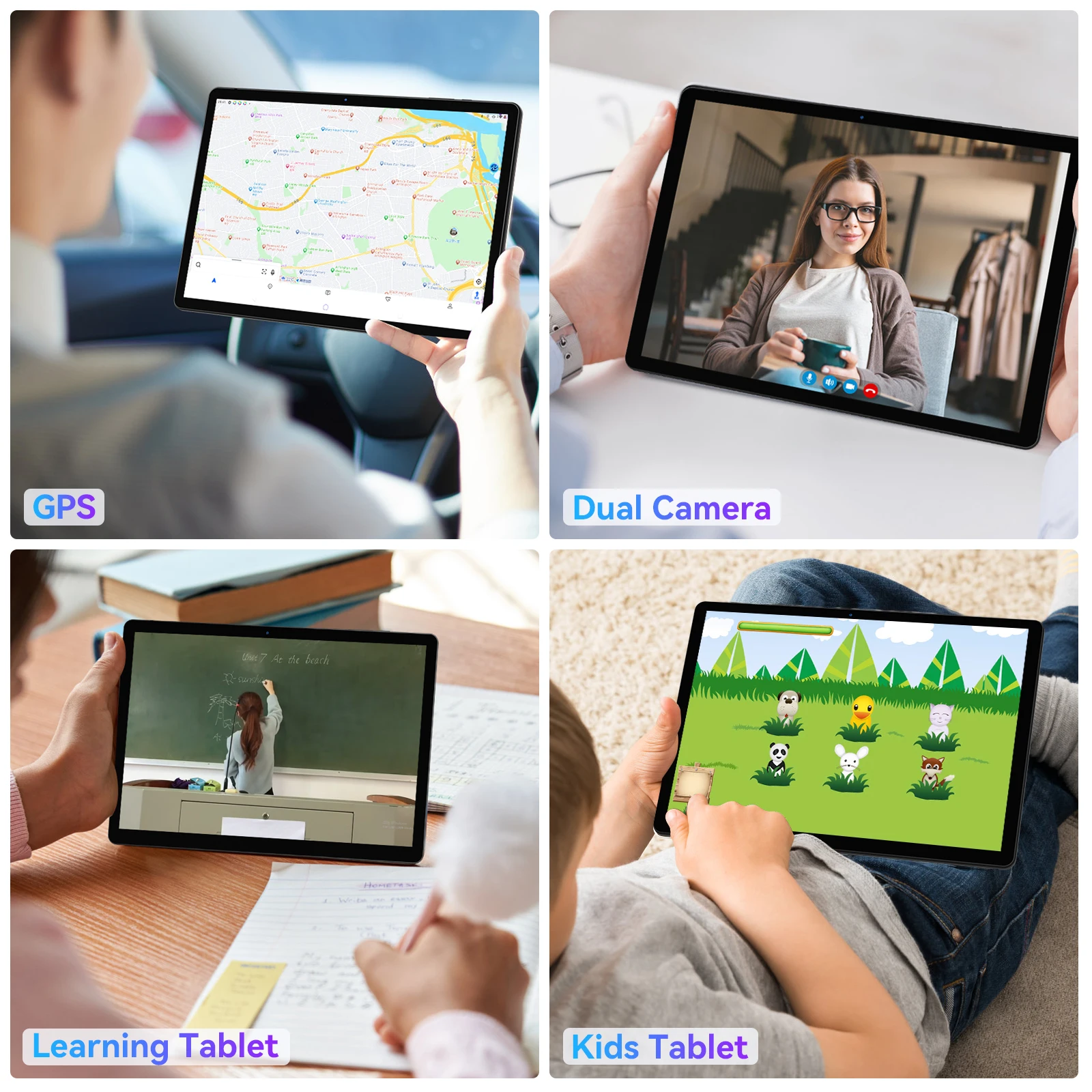 아드림어 레오패드10 태블릿 안드로이드 11 10.1인치 8코어 4GB 램 64GB 롬 1280x800 IPS 6000mAh 듀얼 카메라 타입-C 메탈 바디