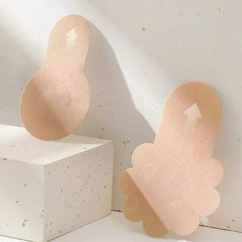 Self-adhesive Nipple Cover Chest Patch Non-woven Thin Invisible Bra Disposable Sticky Lift Breast Petals Round Flower Pads silicone nipple cover,invisible stick on bra,sticky bra,disposable breast patch,disposable nipple cover,breast nipple covers,breast sticker