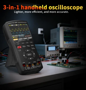 2026 Upgraded ZT-703S Oscilloscope Multimeter,25000 Counts True RMS, 10MHz Bandwidth 48MSa/s Sampling Rate, Automotive Diagnosti 1