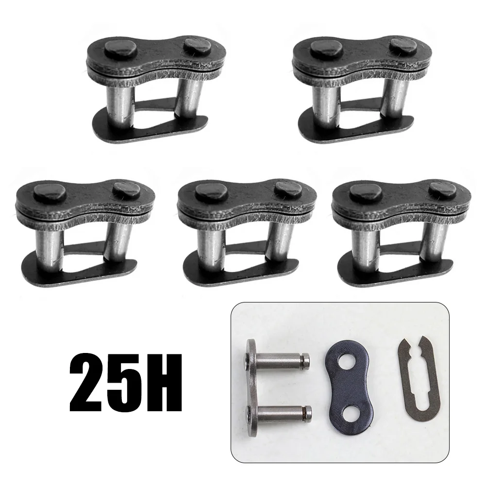 

Chain Master Links 25H 5 Pcs Accessories Connecting Link Metal Part Replacement Brand New For ATV For Motocross