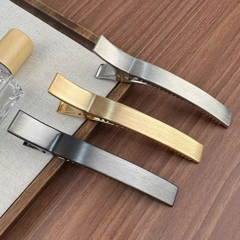 Mode Metall Haar Clip Barrettes Koreanische Einfache Glatte Ente Clips Haarnadeln Für Frauen Trendy Haar Clmap Zubehör Mädchen Ornament – Detail 19