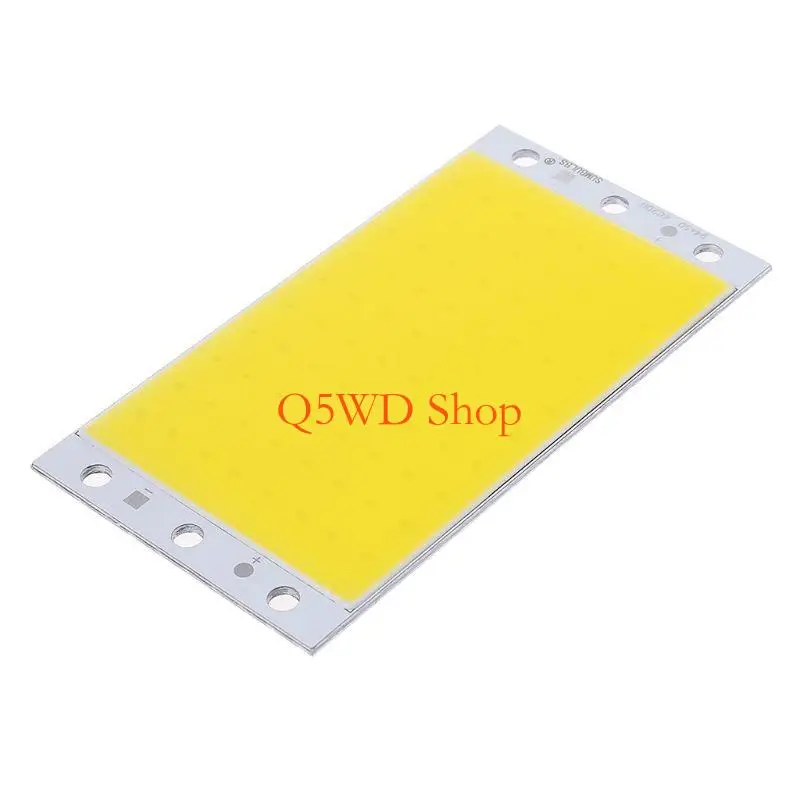 Q5WD 94x50mm COB 패널 조명 DC12-24V LED 스트립 모양 램프 15W 고휘도 LED 리튬