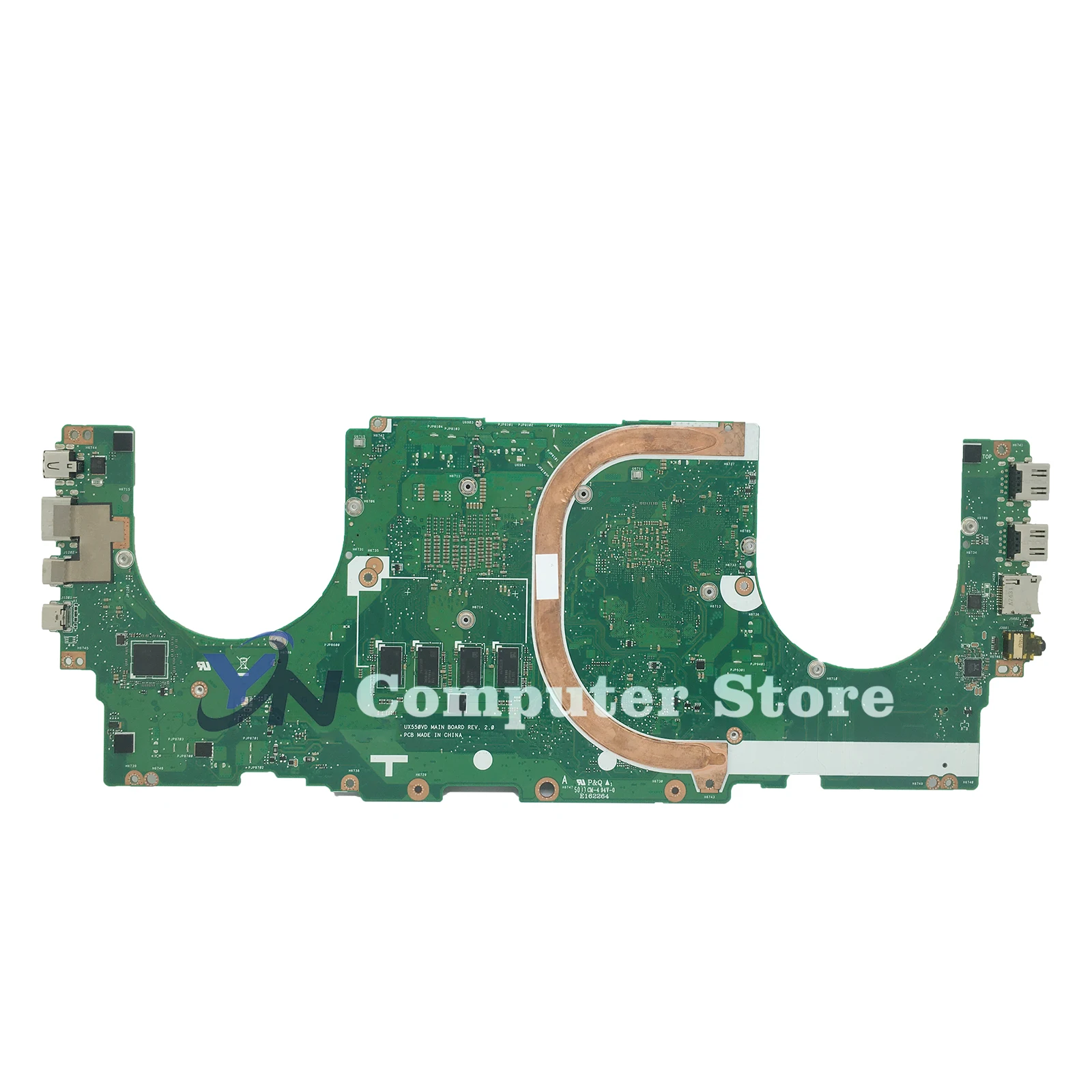 Mainboard For ASUS ZenBook Pro UX550V UX550VD UX550VE Laptop Motherboard I5-7300H I7-7700HQ GTX1050TI/4G GTX1050/4G 16GB