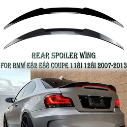 Car Rear Trunk Spoiler For BMW 1 Series E82 E88 Coupe 118i 128i 135i  2007 2008 2009 2010 2011 2012 2013 Rear Roof Spoiler Wing