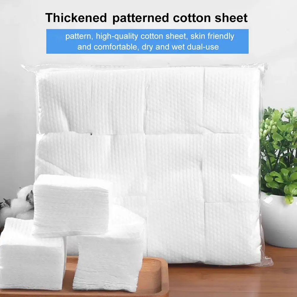 Description Picture 4 of item450/500/600Pcs Disposable Makeup Cotton Wipes Soft Remover Pads Facial Cleansing Paper Wipe Cosmetic Pads