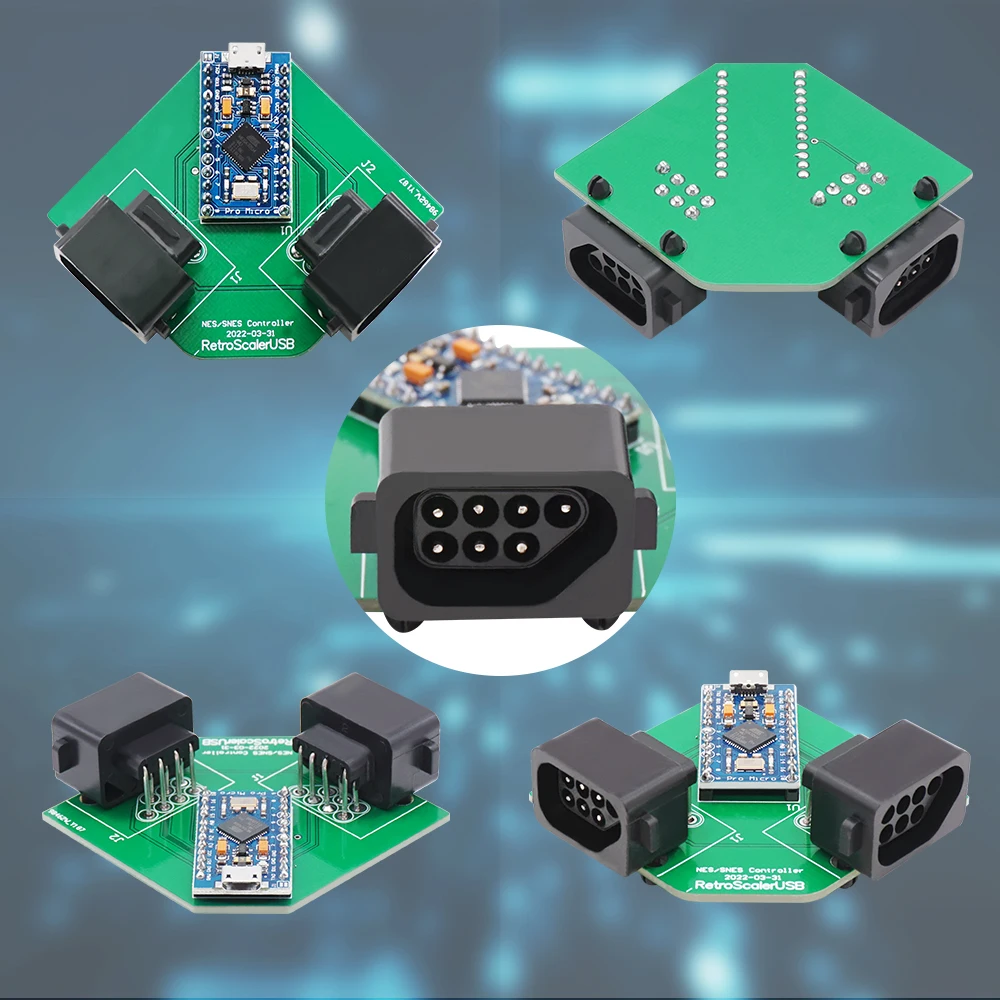 retroscalerusb para sega jogo controlador conversor adaptador para pi