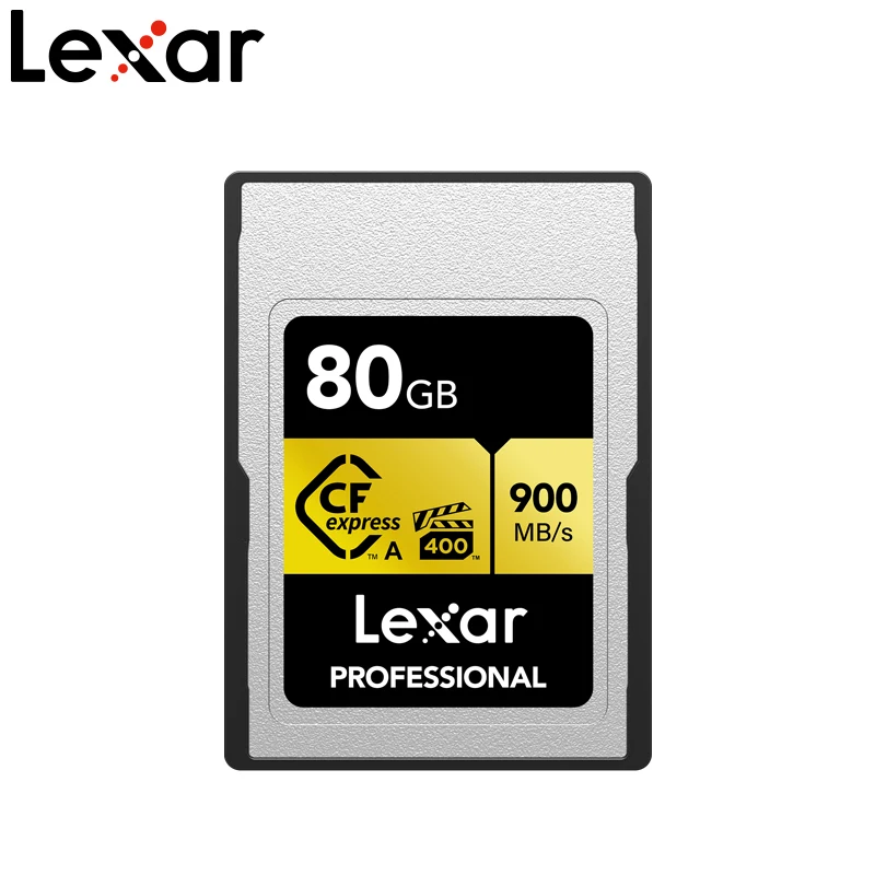 Lexar Cfexpress Type A 80gb/160gb Memory Card 900mb/s Support For