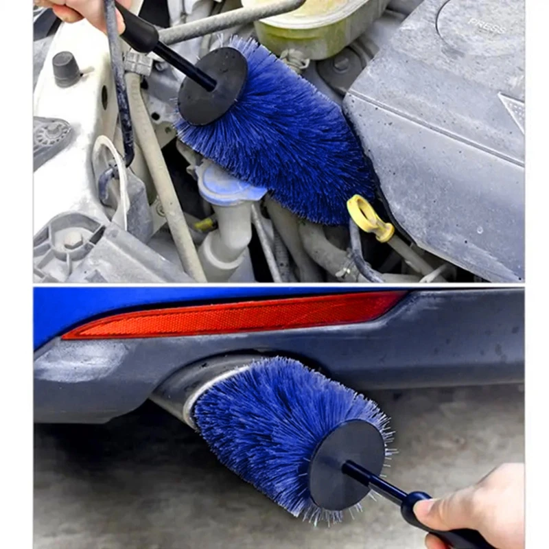 Car Detailing Brushes Rim Tire Brake Dust Cleaner Car Nook Crannies Brush