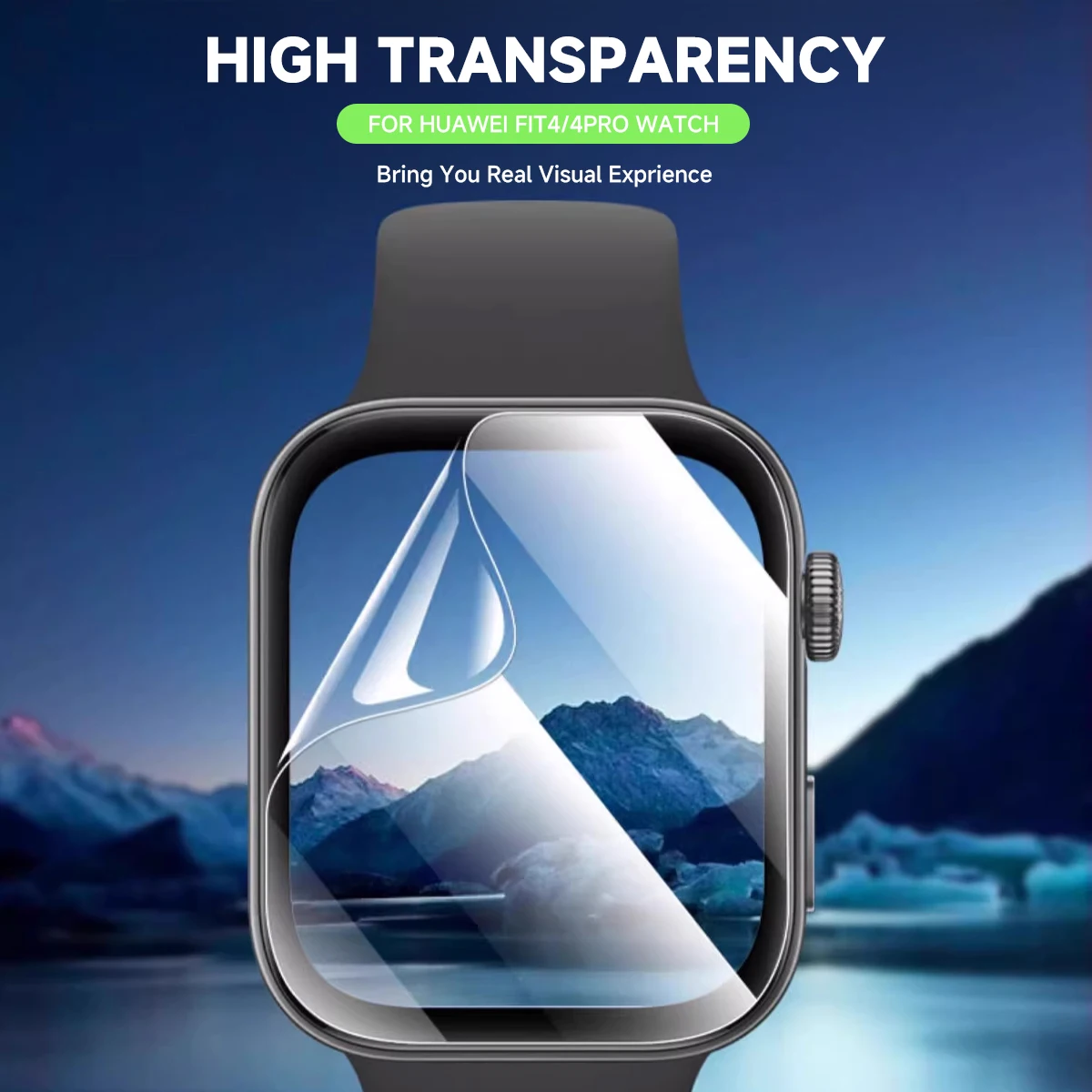 Pack of Screen Protectors – Clear Anti-Scratch TPU Hydrogel Film for Huawei Watch Fit Series Accessories