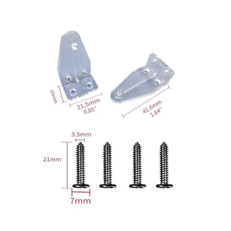 Window Rail Retainer 2 Pcs Hold Down Brackets Clear Plastic Blinds Hooks Blind Holder Replacements for Horizontal Blind
