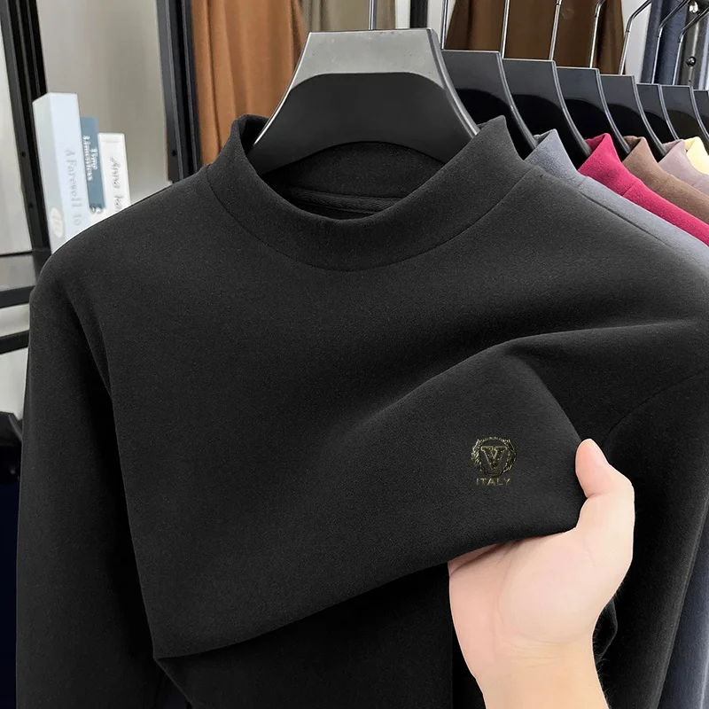 الراقية جودة الرجال شبه عالية الرقبة المخملية طويل...