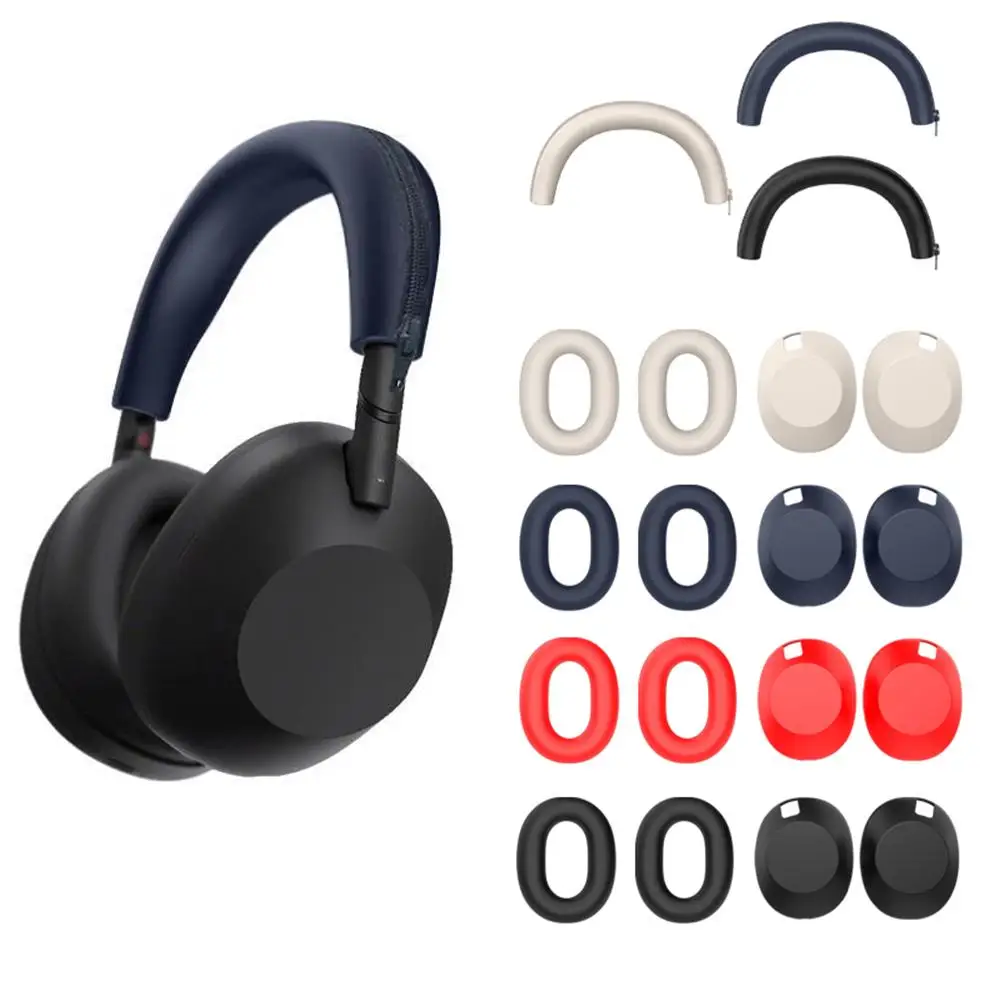 für Sony WH-1000xm6 Silikon-Schutzhülle, Kopfhörer-Abdeckungsset, bequem, langlebig, kratzfest, flüssig, spritzwassergeschützt, langlebig – Detail 7