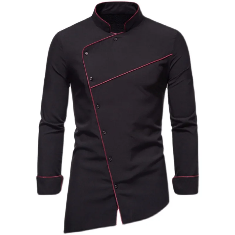 

Business uniform Men's Shirt Fashion Long Sleeve Loose Casual Man shirts Sag Harajuku Streetwear Shirt Tops Male
