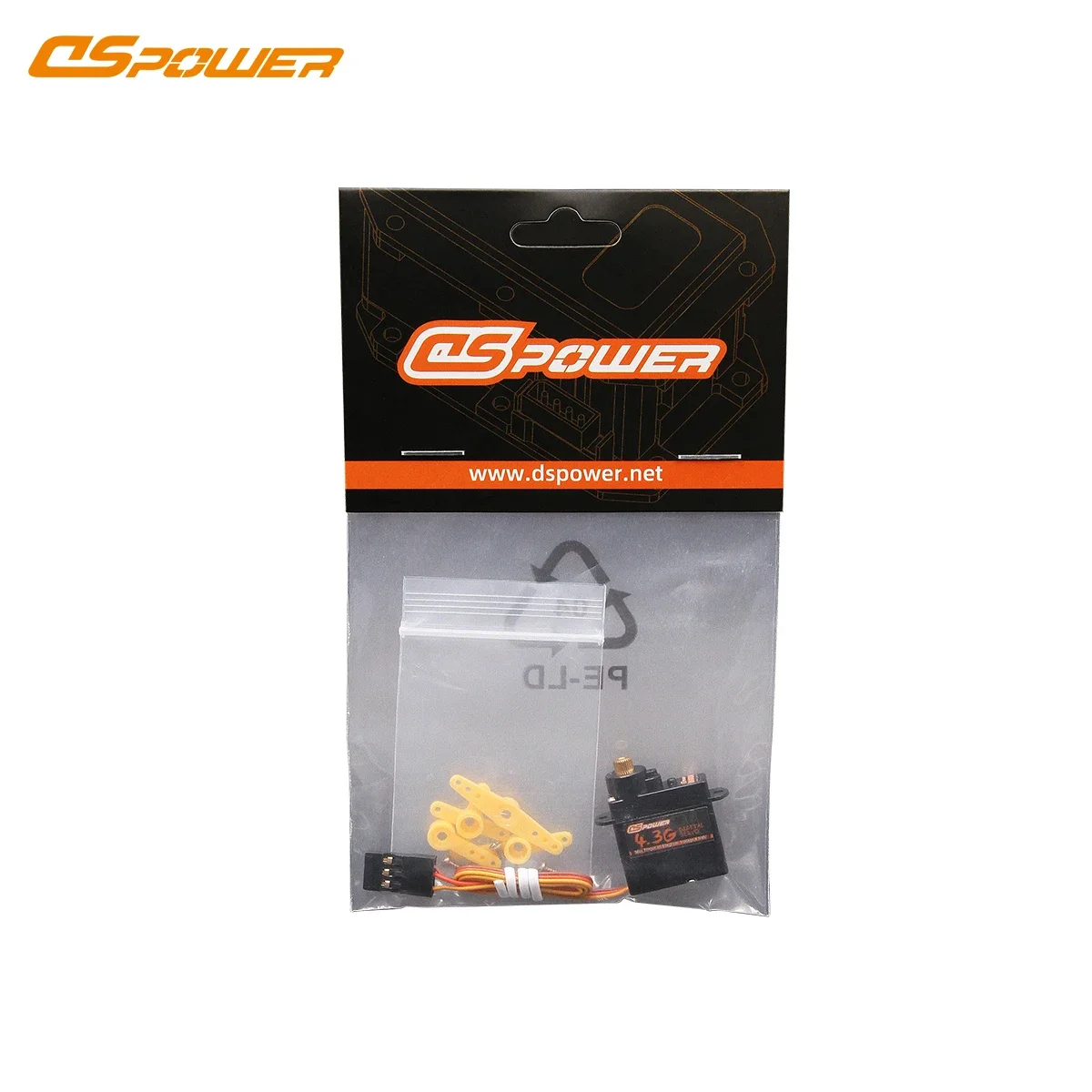 2PCS DSpower 4,3g Micro Servo Kunststoff/Metall Getriebe Kernlosen Motor für RC Flugzeug 1/24 RC Auto Spielzeug Wltoys XKS X450 Trx4m Trx6 RC Teile – Detail 28