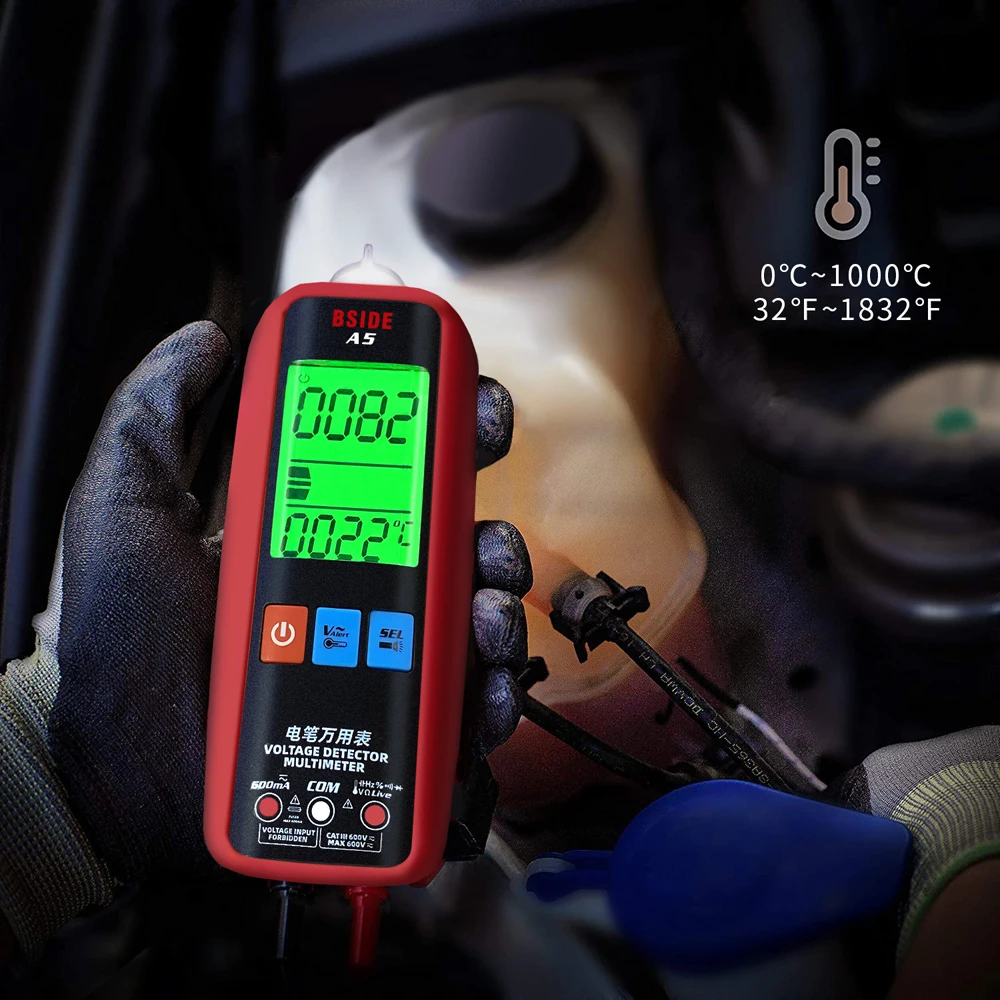 Digital Multimeter Professional Voltage Current Resistance Frequency Capacitance Temperature Capacitance Measurement Test Meter