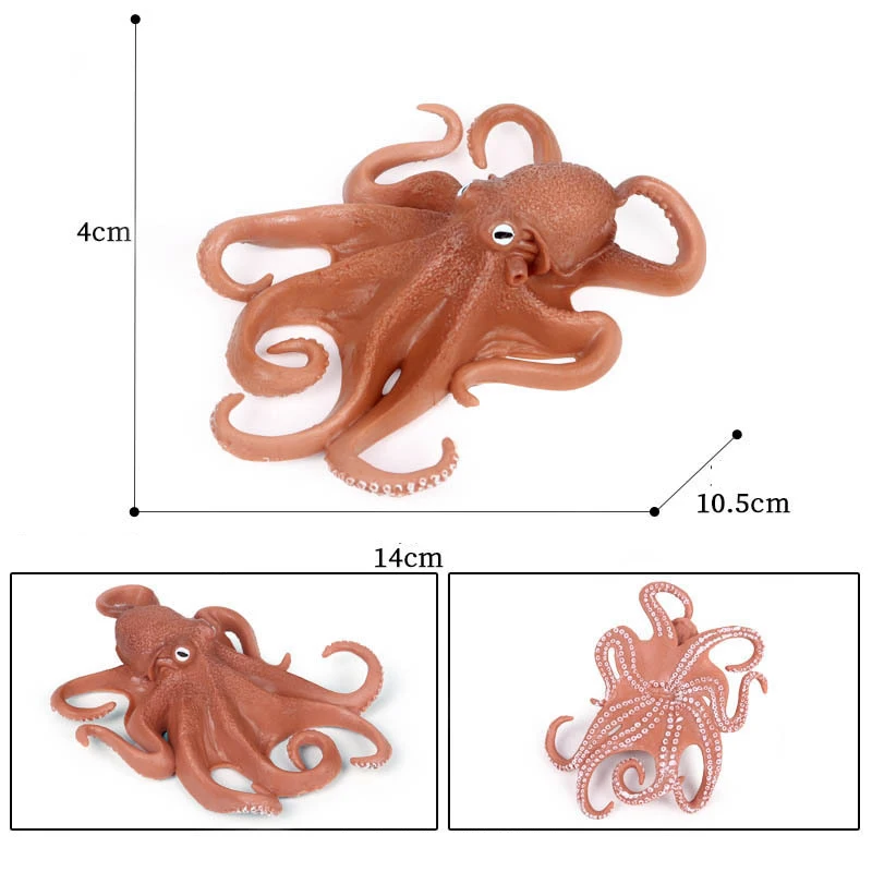 Marine Animal Figurine Set - Lifelike Educational Toy Collection