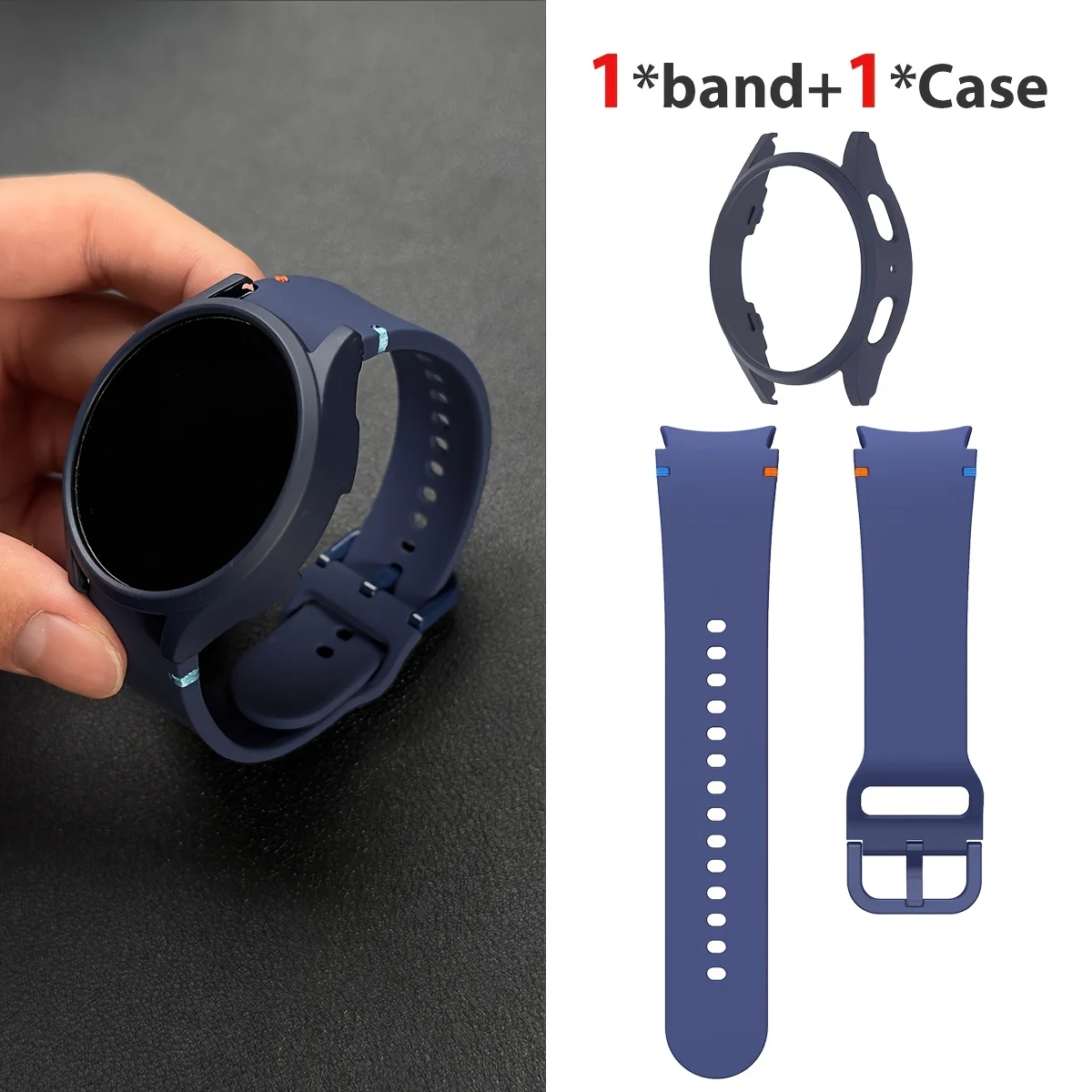 Premium 2-Piece Watch Case & Quick Fit Strap Set