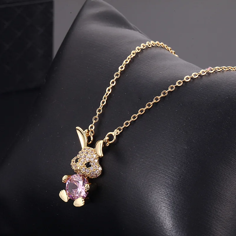 Women's Fashion Light Luxury Cute Rabbit Necklace