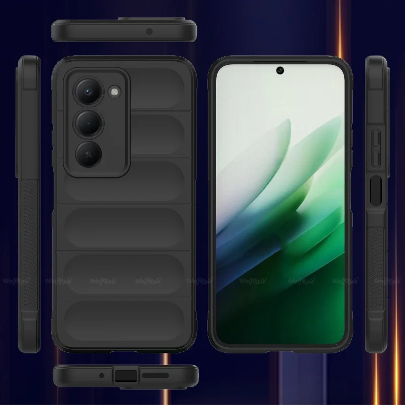 Shockproof Rubber TPU Phone Case with Full Lens Protection