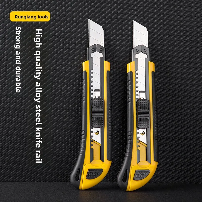 유틸리티 나이프 팩 박스 커터 접이식 유틸리티 나이프 9MM 와이드 스냅오프 블레이드 박스 포장용 골판지 절단용 엑택토 나이프