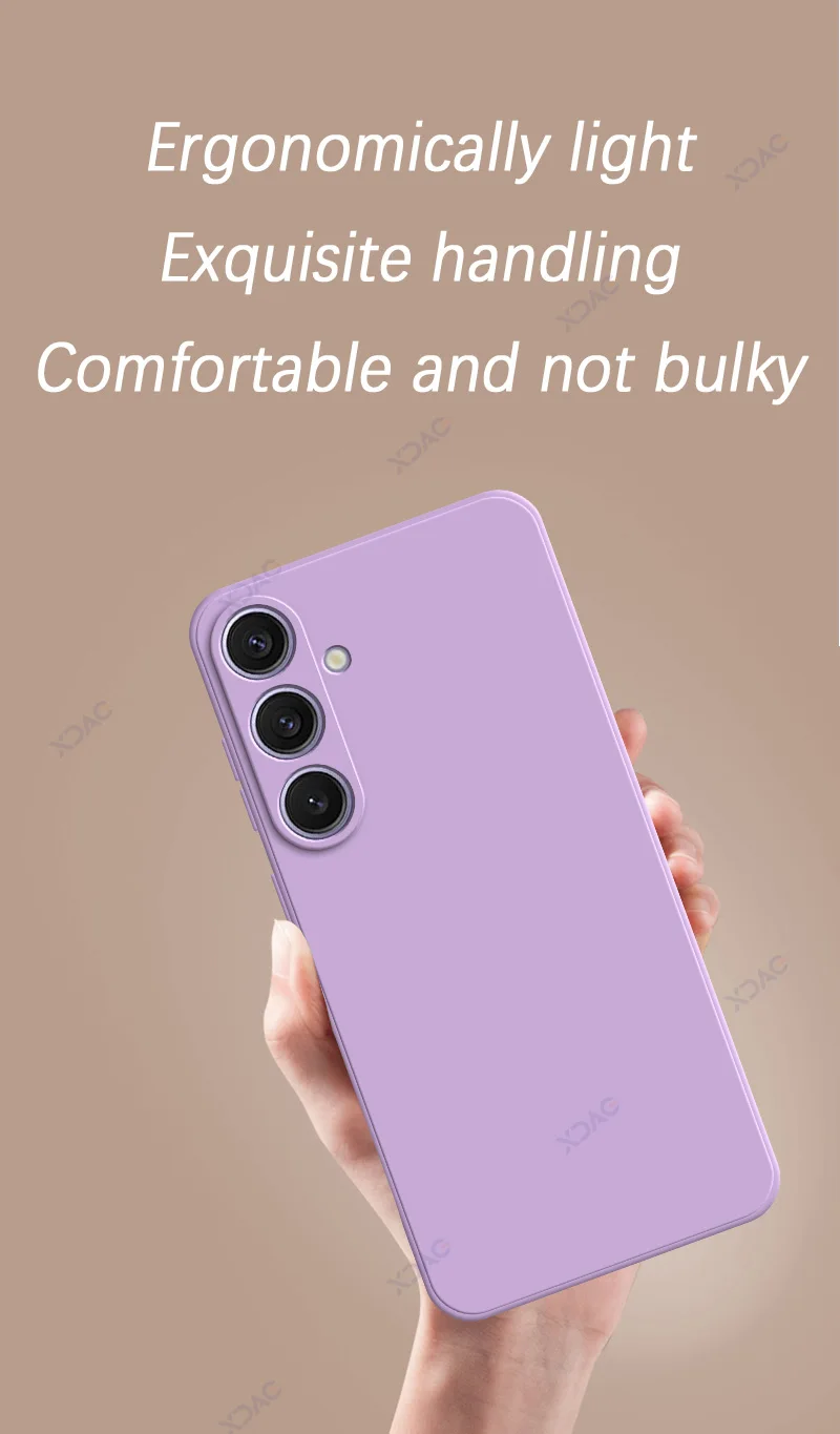 Quadratische Flüssigsilikon-Handyhüllen für Samsung Galaxy S25 Plus Ultra Samsung S25 Ultra 360, weiche Schutzhülle, Anti-Fall-Rüstung – Detail 2