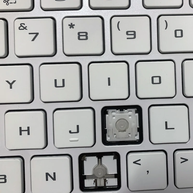 Substituição Keycap Chave Cap & Scissor Clip & Dobradiça para Asus G14 Ga402 Ga402r 2023 Teclado Portátil Branco Key & Clips