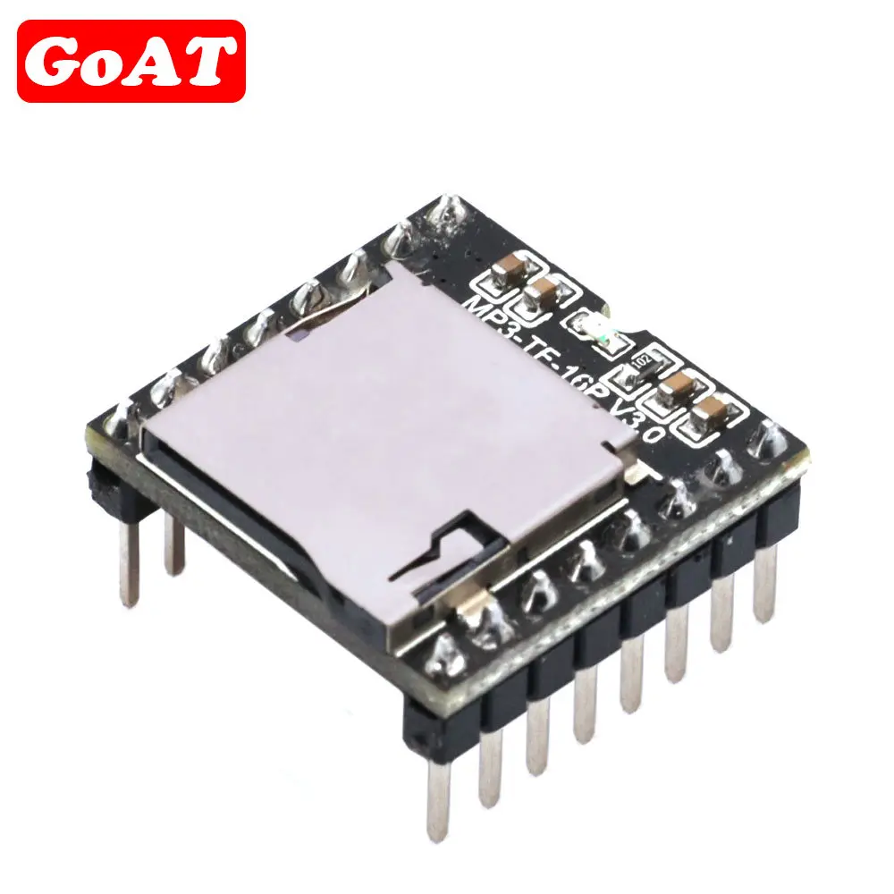 DFPlayer Mini MP3 DF Player Module Board MP3 Audio Voice Decode Board ...