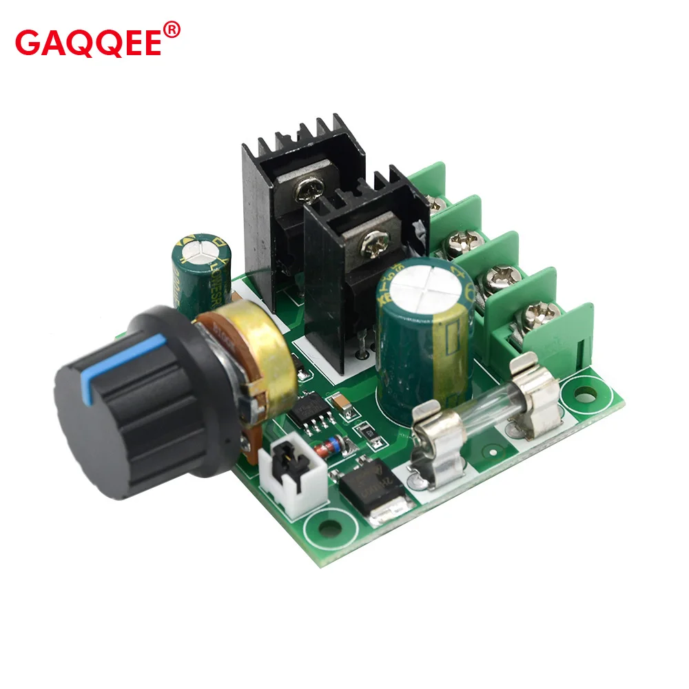 Dc12V-40V 10A Auto Pwm Dc Motor Speed Controller Regolatore Mod Governor 400W Con Interruttore A Manopola Volt Regolatore Dimmer Board Module
