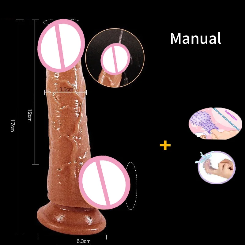 Ejaculating Dildo for Women Masturbator Powerful vibrator Spray Water Realistic Dildo Anal Male Dick Adult Sex Toys for Woman
